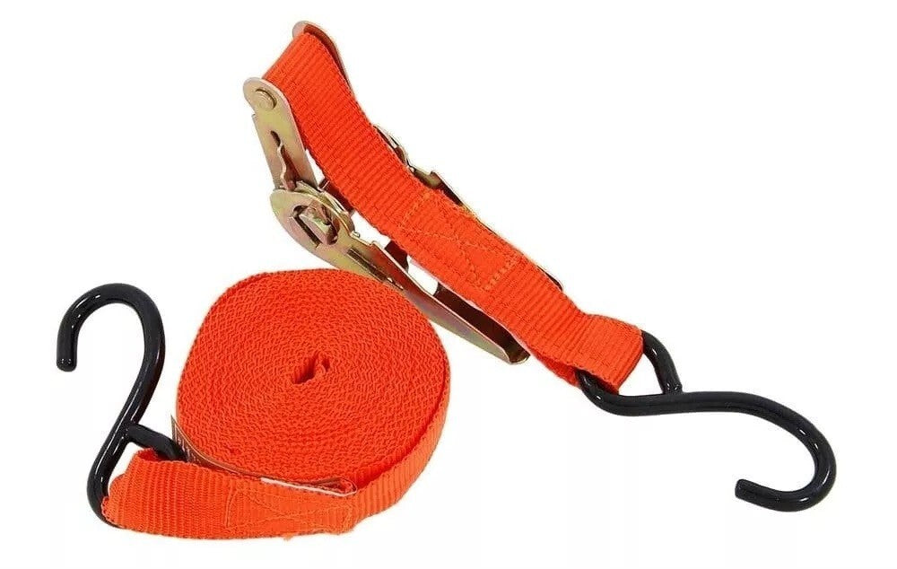 Ratchet Straps Tie Down 25mm/5m Endless Claw Lashing Handy Heavy Duty S Hook