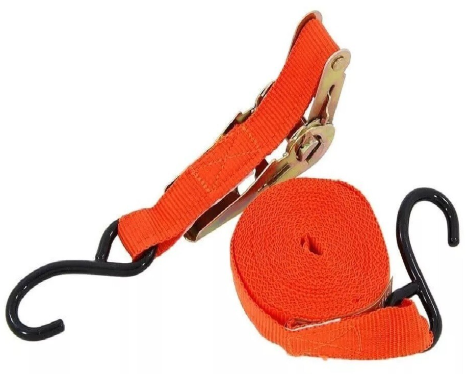 Ratchet Straps Tie Down 25mm/5m Endless Claw Lashing Handy Heavy Duty S Hook