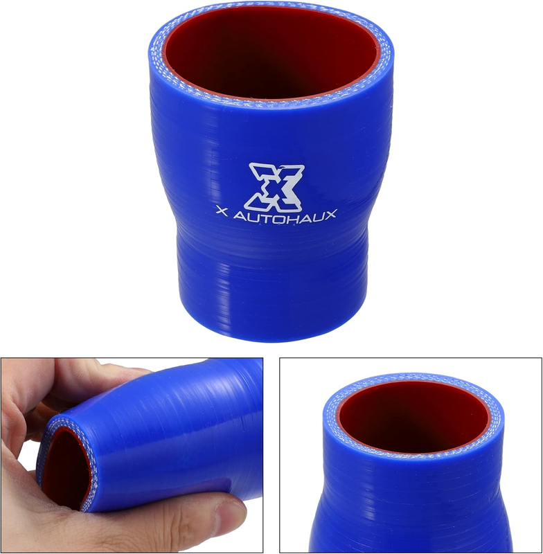 45-57Mm 1.77''-2.24'' ID Straight Silicone Hose Tube Blue Red for Car Tunning