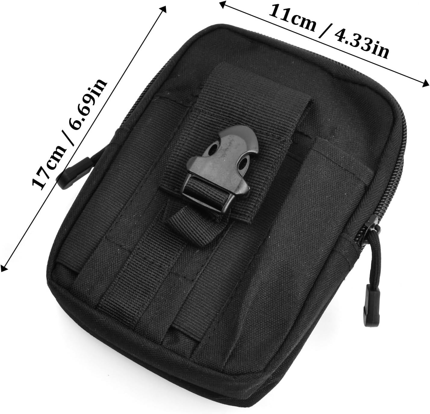 Mobile Phone Pocket Outdoor Phone Case Belt Pouch Carabiner Survival Case Bag