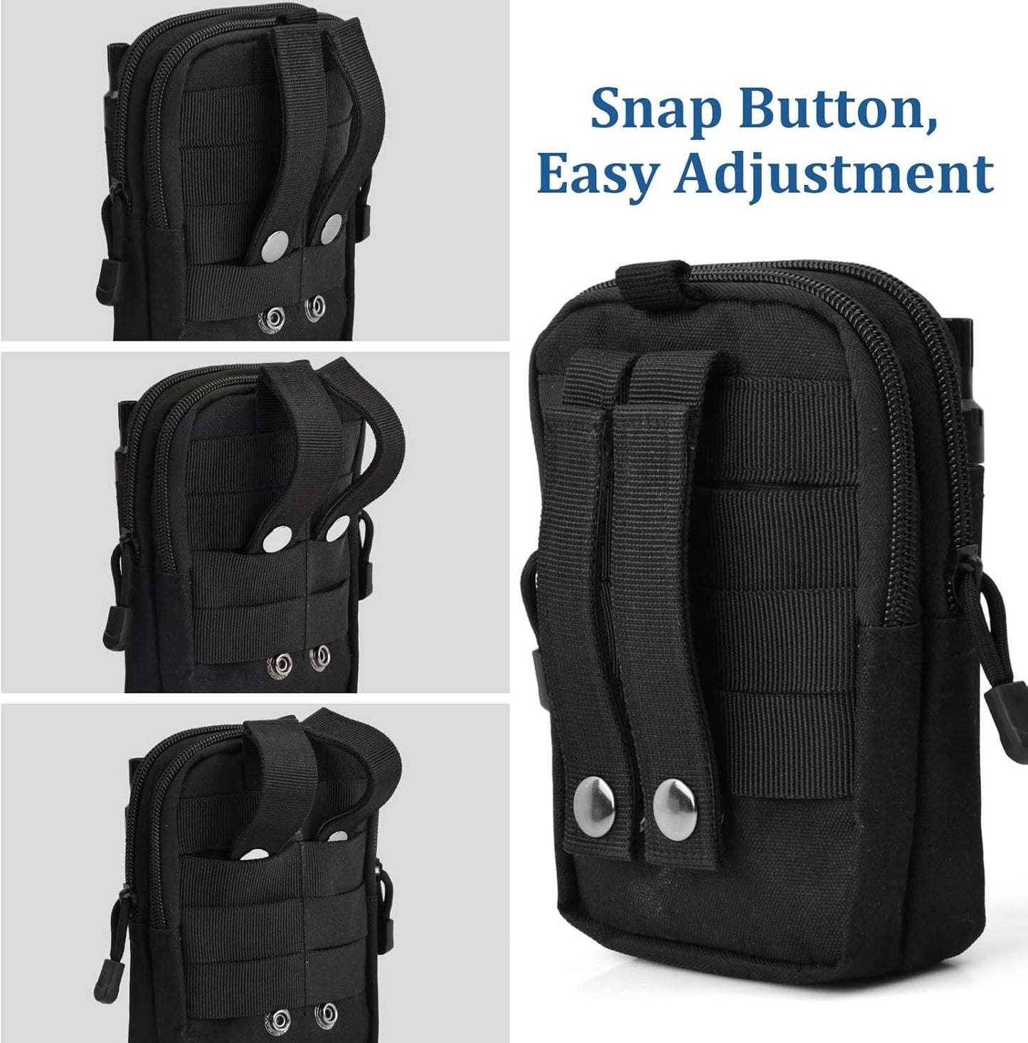 Mobile Phone Pocket Outdoor Phone Case Belt Pouch Carabiner Survival Case Bag