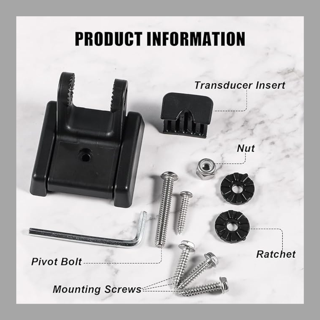 Black Transducer Bracket Mounting Plate for MHX XNT Model Transducers Bracket