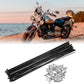 40 Pcs Bicycle Steel Spokes 14G Bike Spoke 282Mm Length with Nipples
