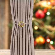 2 Pack Magnetic Curtain Tie Backs Christmas Snowflake Window Holdbacks Clips Unbranded