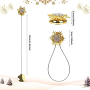 2 Pack Magnetic Curtain Tie Backs Christmas Snowflake Window Holdbacks Clips Unbranded