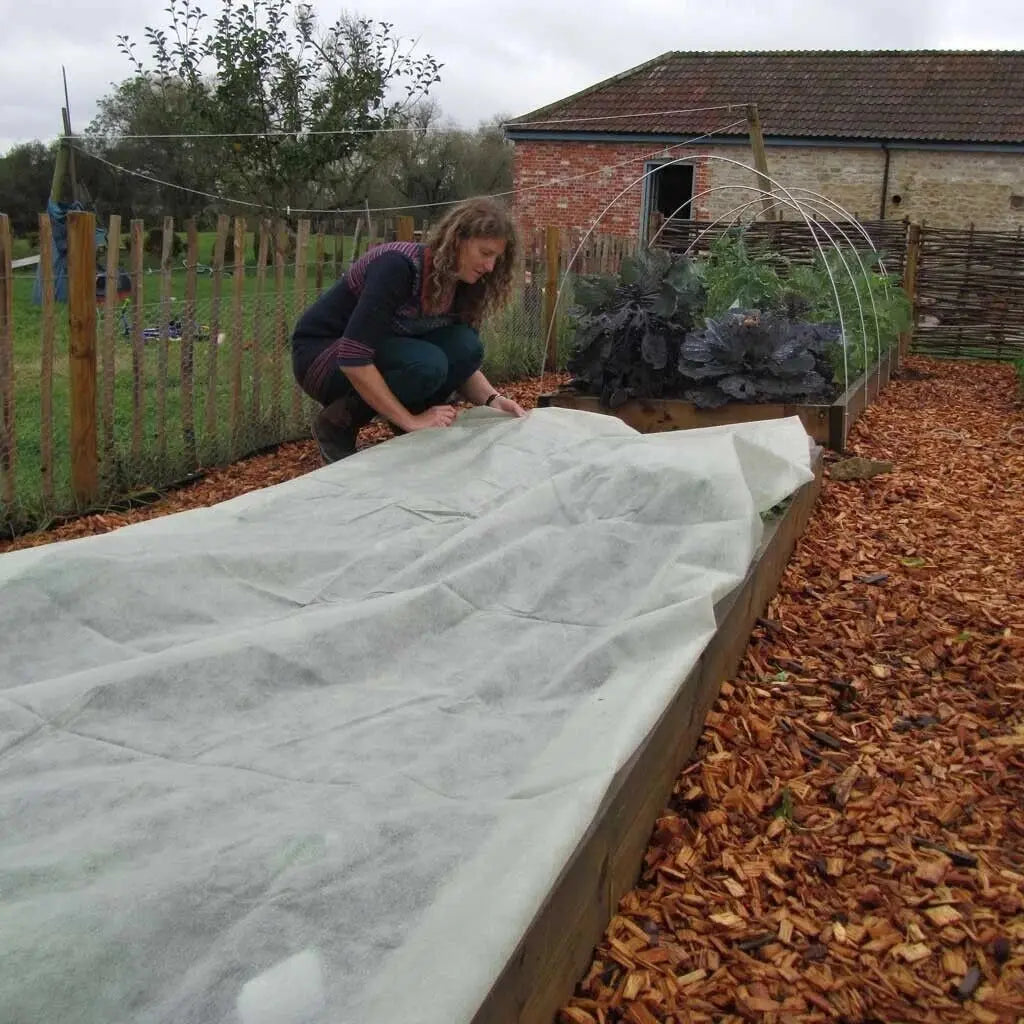 Garden Plant Frost Protection Fleece Cover Marksman White 1.5m x 15m Sheet Unbranded