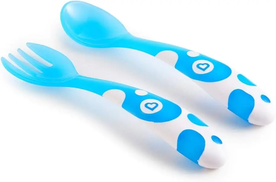 Munchkin Baby Feeding Multi Forks and Spoons Scoop Soft Tip Travel Trening 12m+ Munchkin