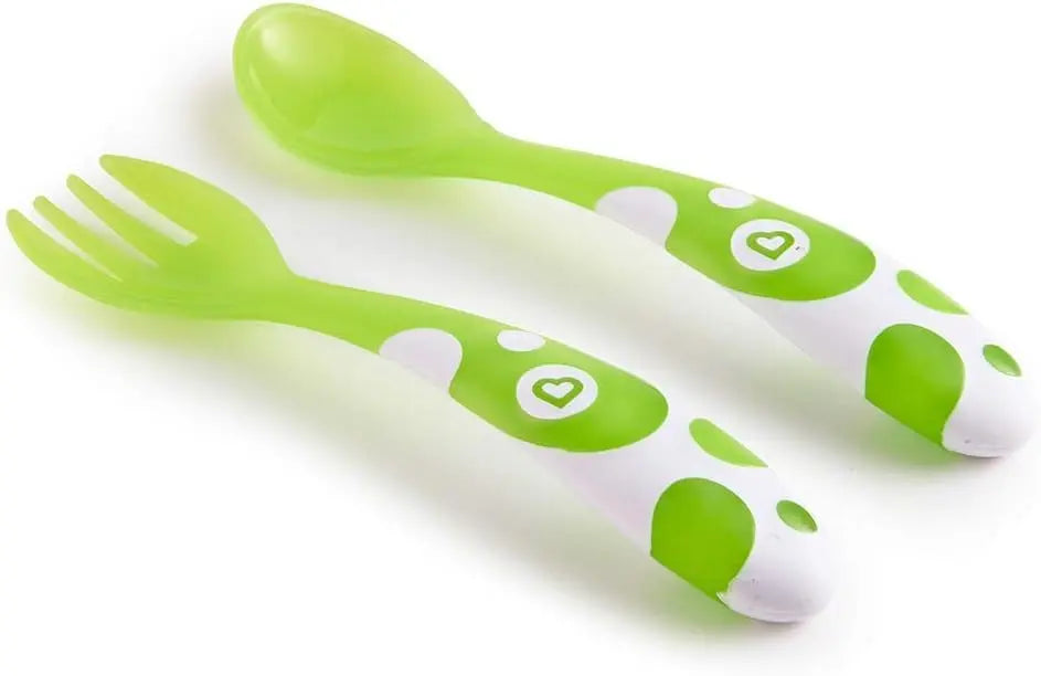 Munchkin Baby Feeding Multi Forks and Spoons Scoop Soft Tip Travel Trening 12m+ Munchkin