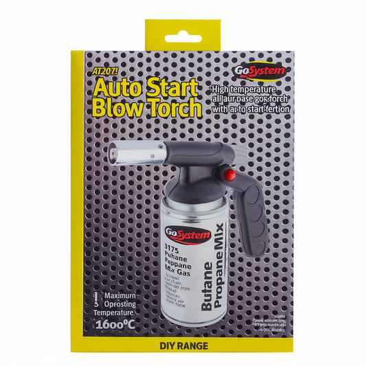 Butane Gas Welding Torch Diy Auto Start Gosystem AT2071 2175 Cartridge