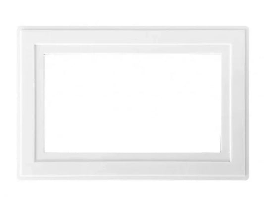 2 x Finger Plates Light Switch Double Plug Socket Surround Panel Cover 2 Gang Dencon