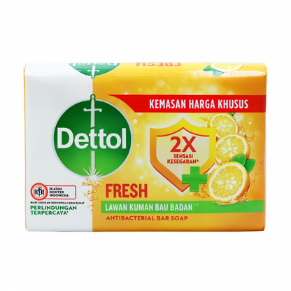 Dettol Soap Bars Citrus Fresh Antibacterial Odour Protection Body Wash Cleansing