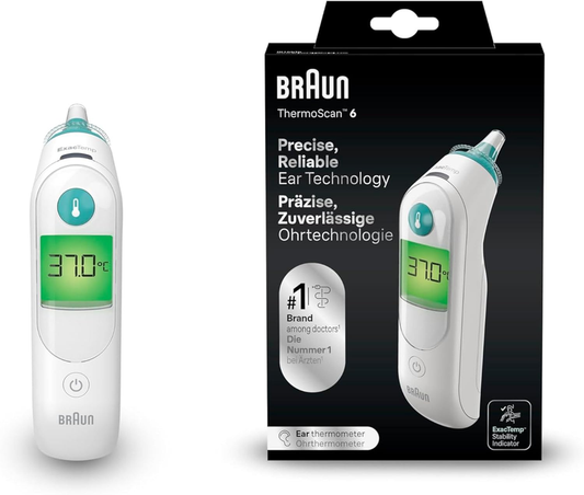 Thermoscan Ear Thermometer Braun Digital Exactemp Baby Infant Doctors