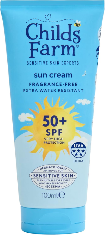 Childs Farm Sun Cream Baby Kids SPF 50 Plus Sensitive Skin 100ml