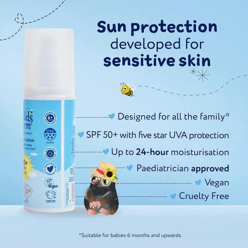Childs Farm Sun Spray Baby Kids SPF 50 Plus Sensitive Skin 100ml Childs Farm