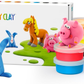 Air Dry Clay Kids Animal Kit Pig Horse Rabbit Color Modeling Set