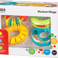 Baby Musical Rings Rattles Set BPA Free Sensory Instruments Multicolor