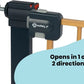 Safety 1st Stair Gate Baby Metal Easy Close Pressure Fit Wood Effect 73-80cm Safety 1st