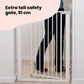 Safety 1st Extra Tall Stair Gate Baby Pressure Fit Metal White 73-80Cm Max. 94Cm Safety 1st