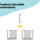 Safety 1st Extra Tall Stair Gate Baby Pressure Fit Metal White 73-80Cm Max. 94Cm Safety 1st
