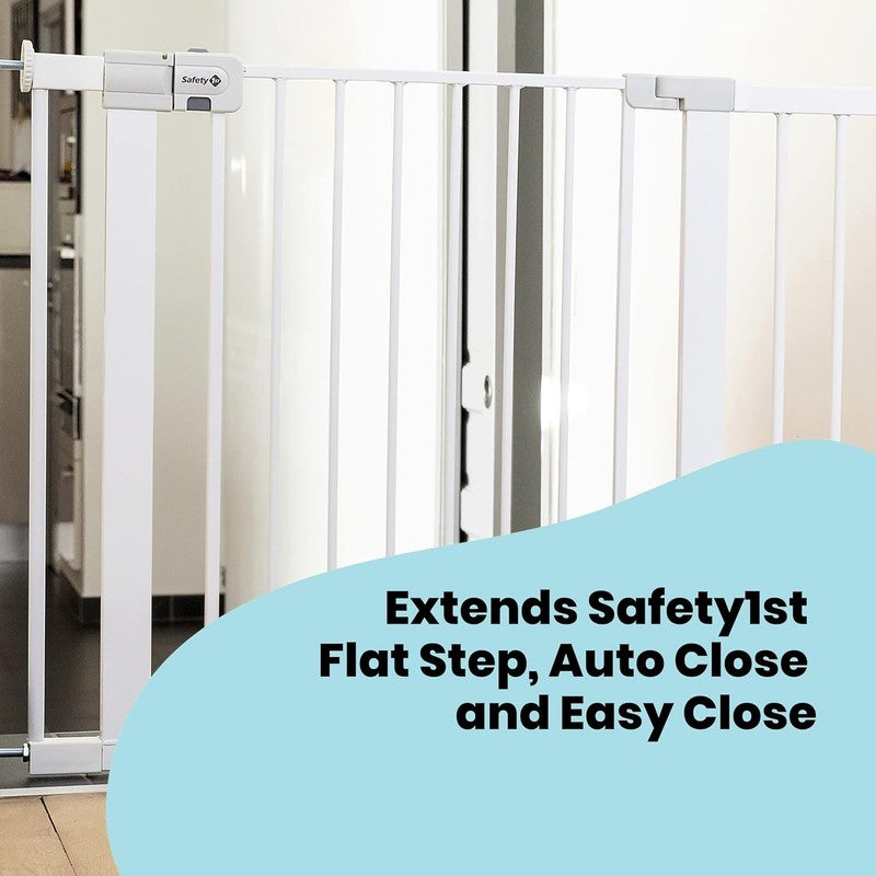 Safety 1st Gate Extension 14cm Pressure Fit Baby Stair White
