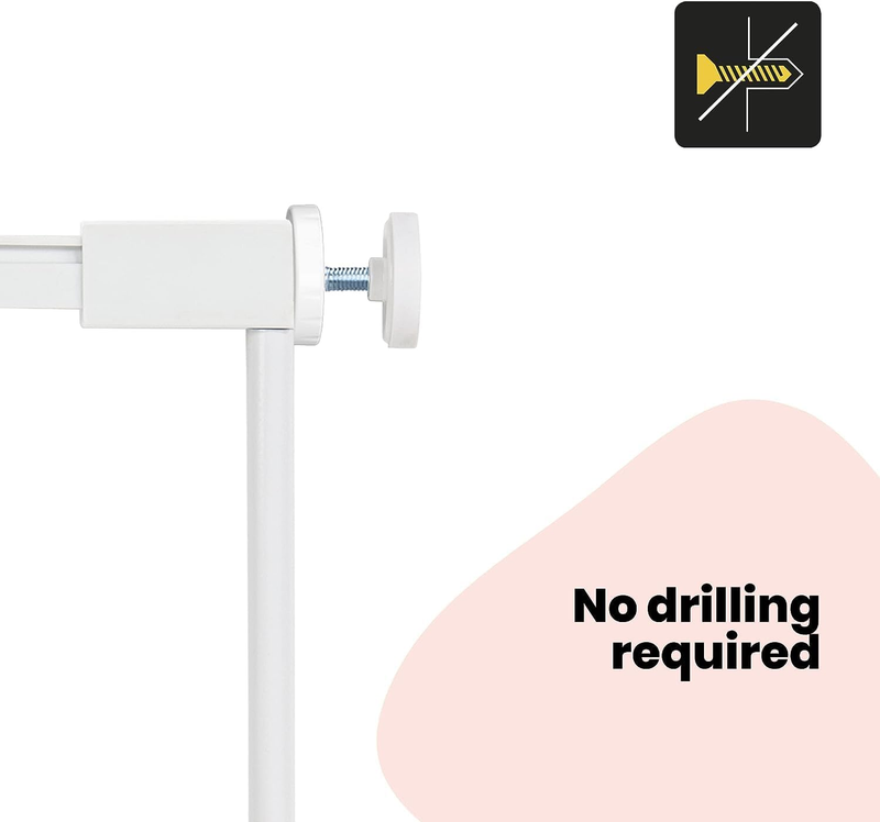 Safety 1st Gate Extension 28cm Baby Stair Pressure Fit White