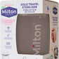 Milton Solo Travel Steriliser Microwave Cold Water Portable BPA Free Milton