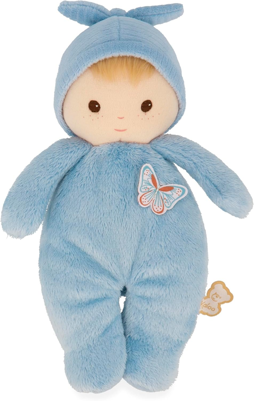 Kaloo Soft Fluffy Baby Doll Tender Cloth Doll Blue 24cm Washable From Birth