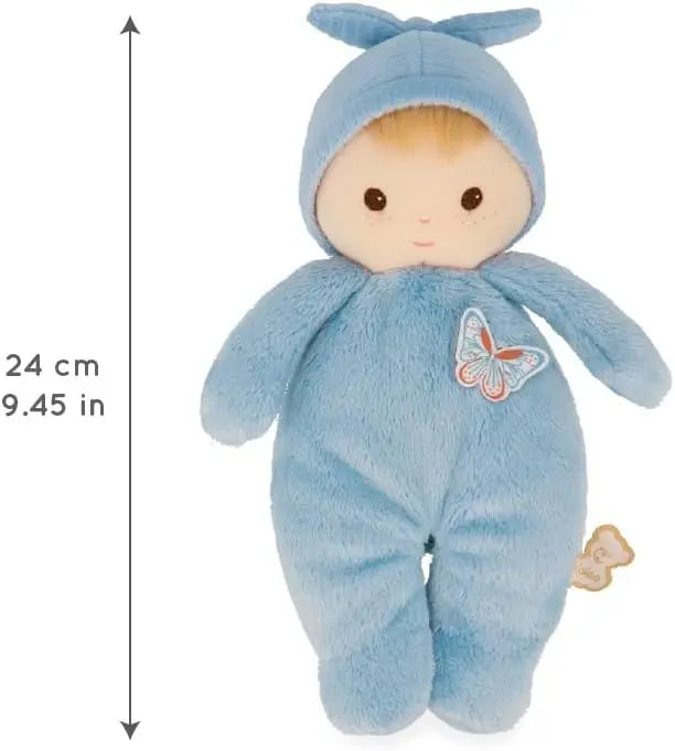 Kaloo Soft Fluffy Baby Doll Tender Cloth Doll Blue 24cm Washable From Birth kaloo