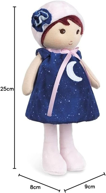 Kaloo Tendresse My First Fabric Doll Aurore 25cm Soft Baby Doll From Birth Blue