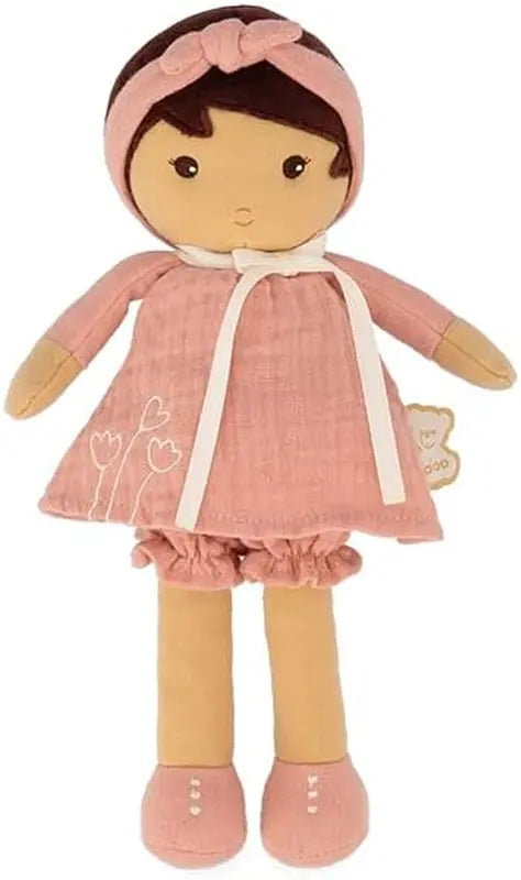 Kaloo Tendresse Amandine Soft Doll 25cm Pink Muslin Gift Box kaloo