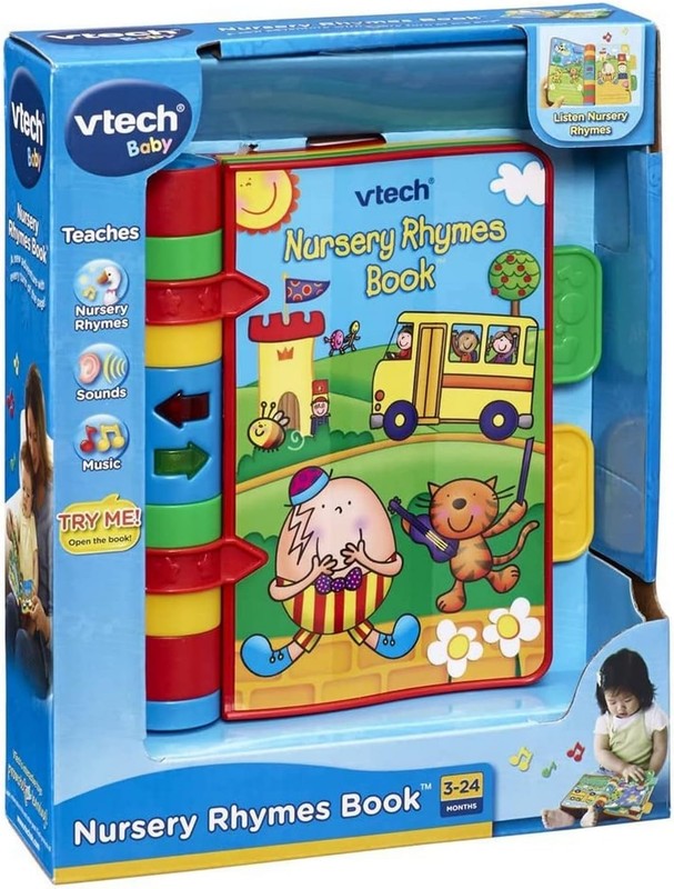 VTech Baby Nursery Rhymes Interactive Musical Light Up Book