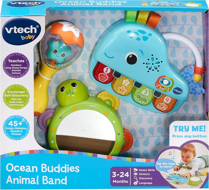 VTech Baby Musical Ocean Animal Band Interactive Learning Toy Infants Toddlers