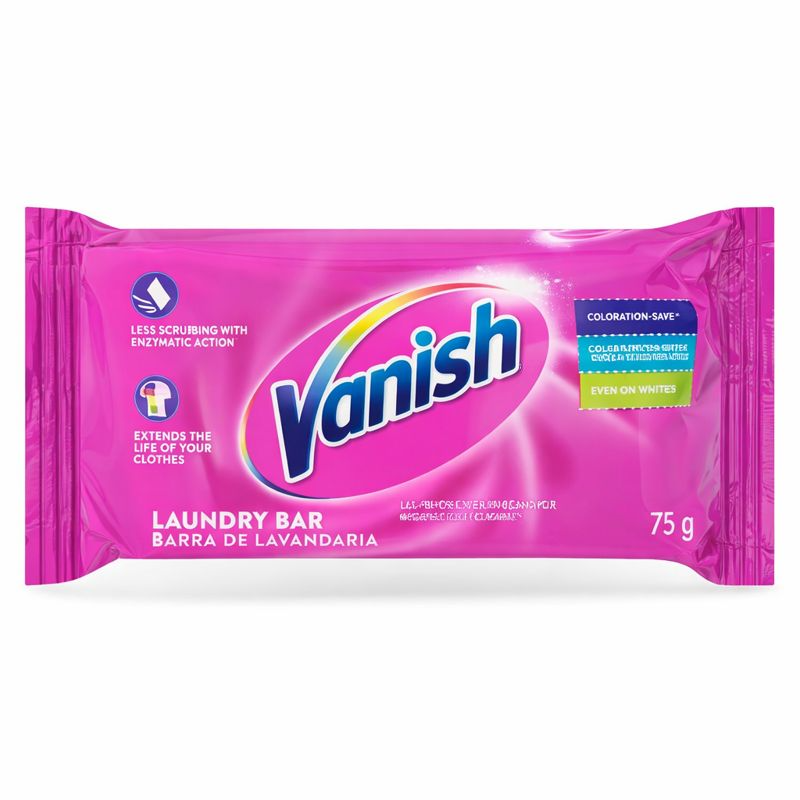 Vanish Soap Bar Stain Remover Enzymatic Laundry Treatment 75g