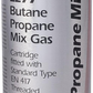 GoSystem Gas Cartridge 277g Butane Propane Mix Silver Camping Fuel Refill