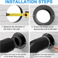Ducting Flange 150mm 6Inch Duct Connector Round ABS Plastic Ventilation Wall Unbranded