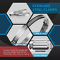 15cm Flexible Ducting 2m Aluminium Foil Insulated Heat Hose 6 Inch Pipe Clamps Unbranded