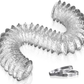 15cm Flexible Ducting 2m Aluminium Foil Insulated Heat Hose 6 Inch Pipe Clamps Unbranded