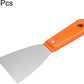 Carbon Steel Putty Knife Plastic Handle Drywall Flex Scraper 2Pcs 3 Inch Orange Unbranded