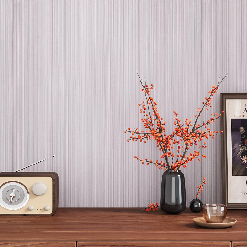 Faux Grasscloth Peel Stick Wallpaper Vinyl Furniture Wrap Linen Textured Cover