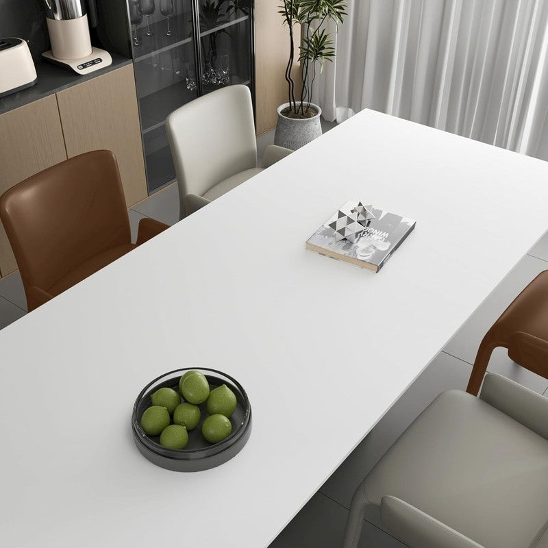 White Peel Stick Wallpaper Vinyl Wrap Furniture Cover Adhesive Plain Paper 40x20