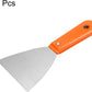 Carbon Steel Putty Knife Plastic Handle Drywall Flex Scraper 4Pcs 4 Inch Orange Unbranded