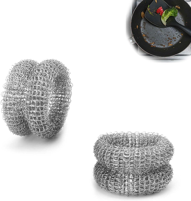 Limescale Remover Ring Stainless Steel Kettle Descaler Ball 2 Pack for Teapots