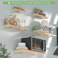 Shelf Brackets Heavy Duty Wall White Steel 15cm 75kg Load Capacity 4 Pack Unbranded