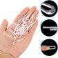 Alligator Clip Shirt Clip Clothespins Teeth U Shape 400Pcs 1.57 Inch Clear