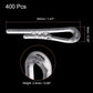 Alligator Clip Shirt Clip Clothespins Teeth U Shape 400Pcs 1.57 Inch Clear