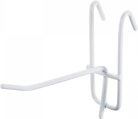 Grid Wall Display Hooks White 4 Inch Pack of 10 Garage Storage Organizers Unbranded