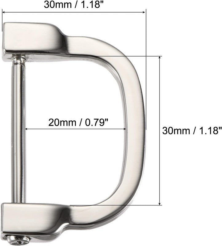 U Shape Horseshoe D Ring Screw In Buckles Heavy Duty Hardware Fastener