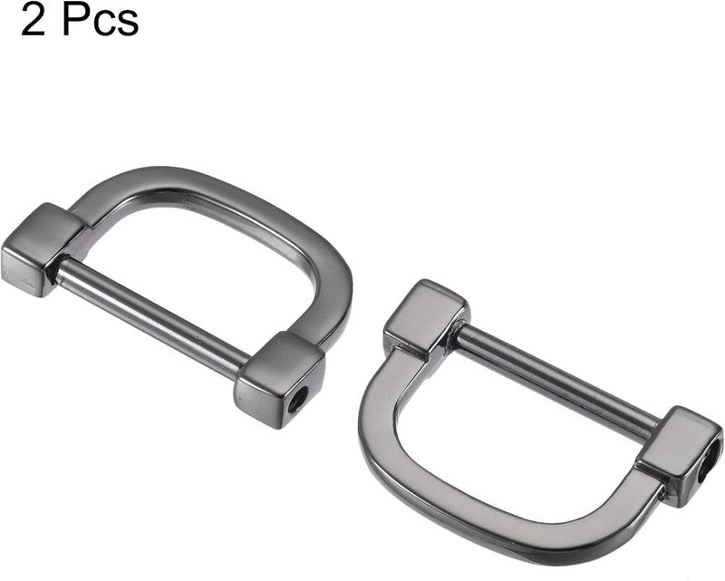 U Shape Horseshoe D Ring Screw In Buckles Metal Fastener Hardware Durable
