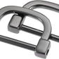 U Shape Horseshoe D Ring Screw In Buckles Metal Fastener Hardware Durable