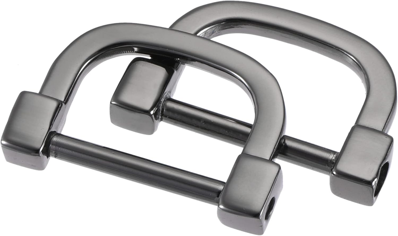 U Shape Horseshoe D Ring Screw In Buckles Metal Fastener Hardware Durable